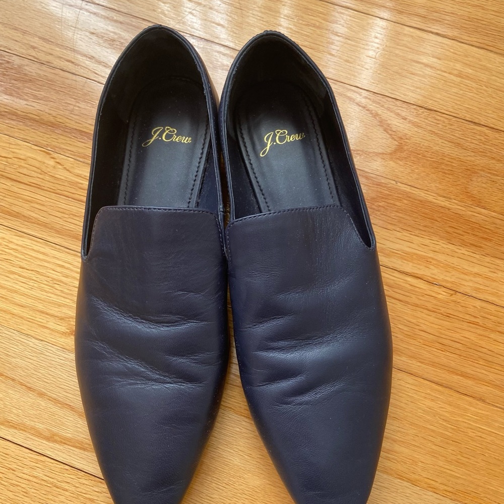 J. CREW Bennet Unstructured Leather Loafers - Picture 2 of 12